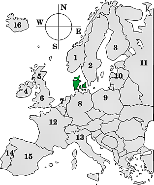 Map of Europe