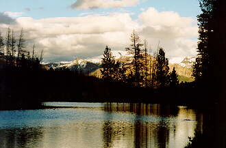 Sunset in Yellowstone